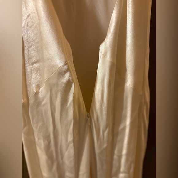 Shona Joy La Lune Low Back Gown in Cream - Picture 9 of 9